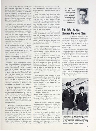 Philadelphia Alumni Award As The Outstanding Active Photograph, June 1953
